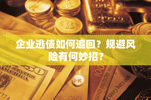 武汉企业逃债如何追回？规避风险有何妙招？