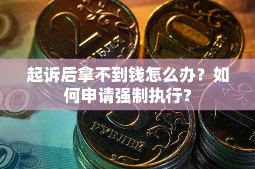 武汉起诉后拿不到钱怎么办？如何申请强制执行？