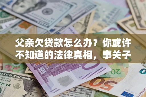 武汉父亲欠贷款怎么办？你或许不知道的法律真相，事关子女未来