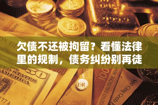 武汉欠债不还被拘留？看懂法律里的规制，债务纠纷别再徒劳奔波