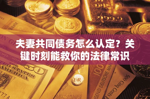 武汉夫妻共同债务怎么认定？关键时刻能救你的法律常识