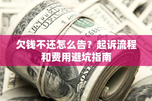武汉欠钱不还怎么告？起诉流程和费用避坑指南