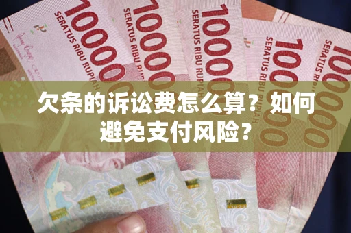 武汉欠条的诉讼费怎么算？如何避免支付风险？